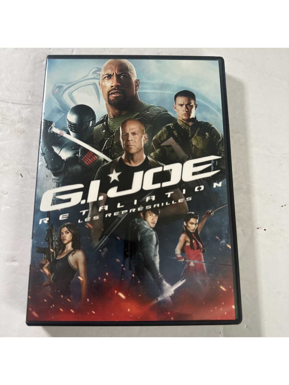G.I. Joe Retaliation DVD 2013 Dwayne Johnson Bruce Willis Channing Tatum Action